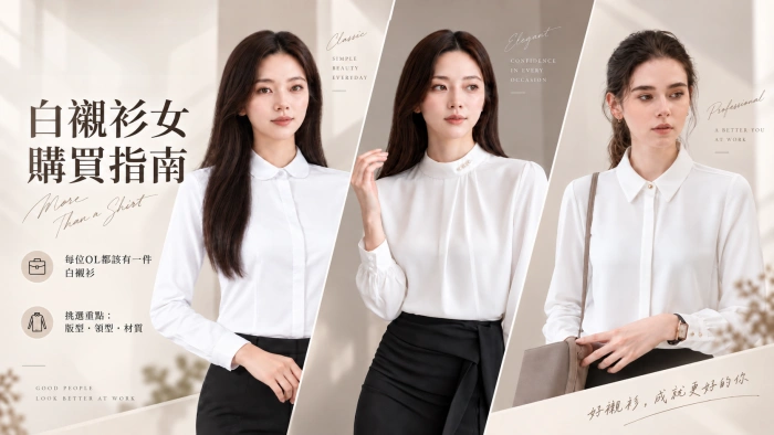 女白襯衫哪裡買? 2026最新推薦白襯衫女購買完全指南|從挑選到穿搭一次看懂
