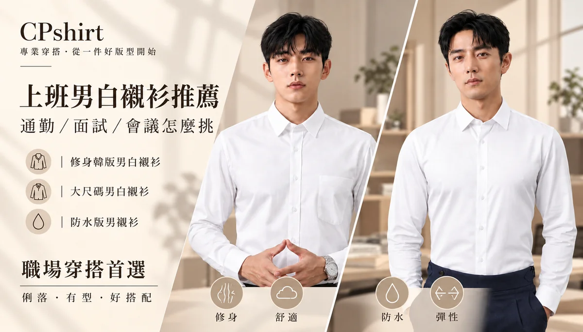 男白襯衫推薦
