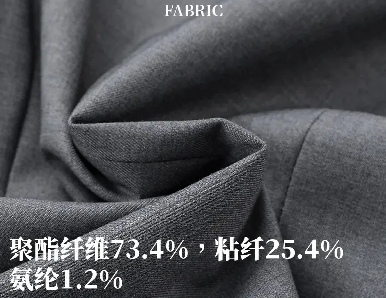 新聞主播款 高質素(淺灰)無領 女西裝外套 領口袖口設計